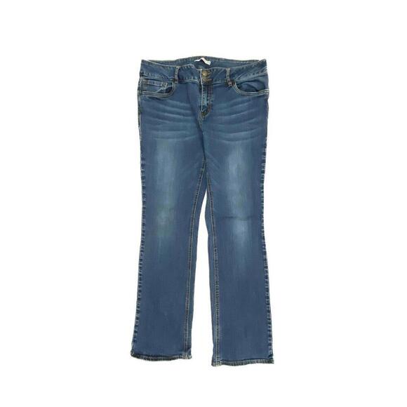 Refuge Straight leg Women's size 14P Dark Wash Blue Denim Jeans - Picture 1 of 4